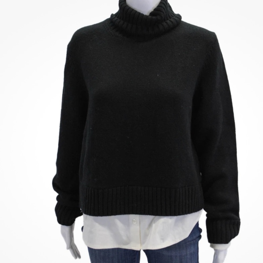 Michael Kors Black Cowl Neck Sweater 100% cashmere